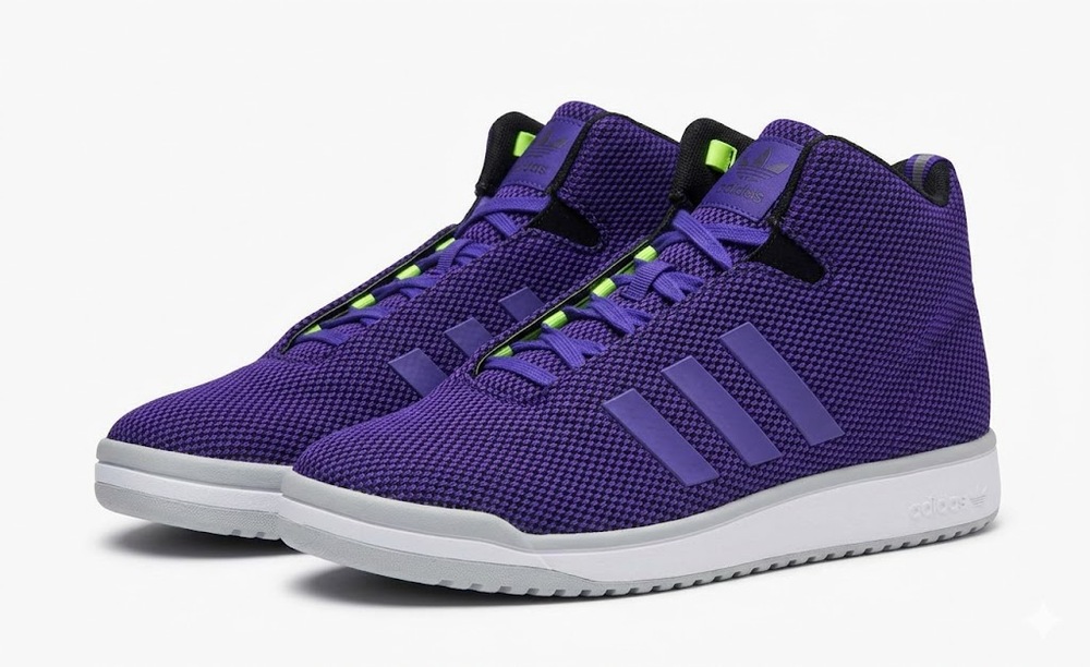 Adidas Originals Veritas Mid in the "Night Flash Purple"